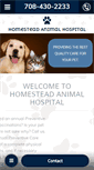 Mobile Screenshot of homesteadanimalhospitalil.com